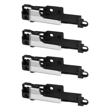 Set of 4 Front-Rear Inner Inside Door Handle For Ford Fusion 2006-2012 Chrome