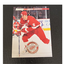 Donruss Sergei Fedorov 1995-96 #50 Detroit Red Wings NHL Ice Hockey Card