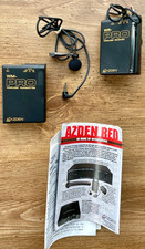Azden WLX-PRO Wireless Lapel Microphone System Transmitter  Receiver Untested