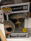Funko Pop! Movies Terminator Dark Fate #818 Sarah Connor CHASE EDITION New