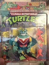 TMNT Ray Fillet Unpunched MOC - 1990 Playmates Teenage Mutant Ninja Turtles
