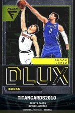 Brook Lopez 2022-23 Panini Flux Dlux Milwaukee Bucks #20