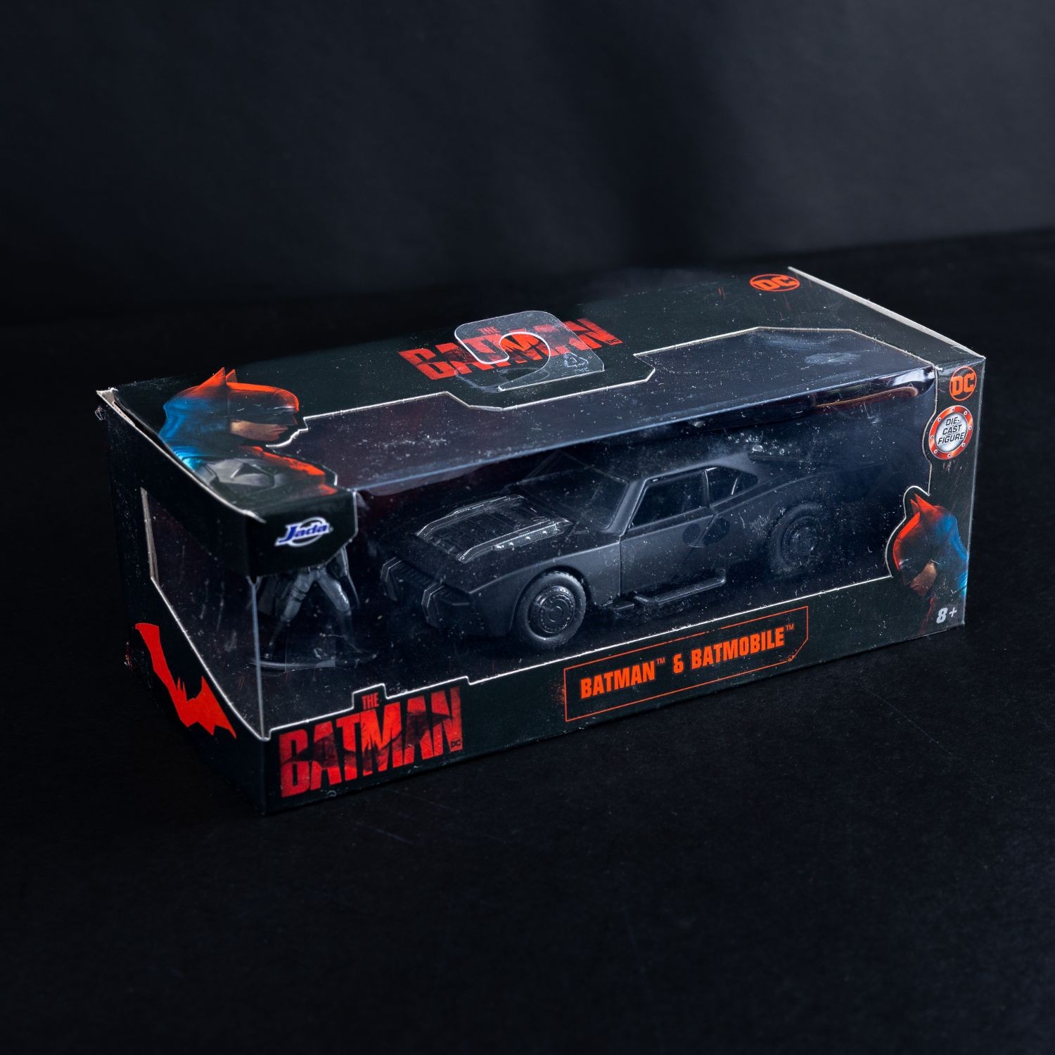 Batman & Batmobile - Diecast Modellauto - Maßstab 1:32 - Neu