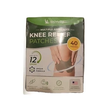 Knee Pain Relief Patches, Herbal. 40 patches. 12hr Relief. Free Ship!