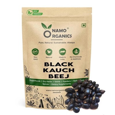 Namo Organic Black kauch beej 250gm (Sabut) - Raw Whole Velvet Beans