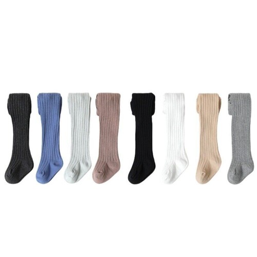 Tights Baby Girls Clothing Children Stockings 0-9 Years Solid Kid Pantyhose New - Picture 2 of 23