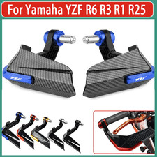 For Yamaha YZF R6 R3 R1 R25 Motorcycle Handguard Grips Handle Shield Windshield