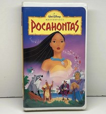 Pocahontas VHS Disney Video Tape Masterpiece Inserts VTG Clamshell Nearly New