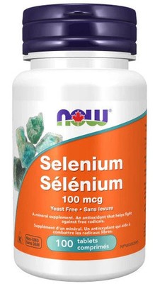 NOW Selenium (100 mcg - 100 tabs), Helps with Immune Support