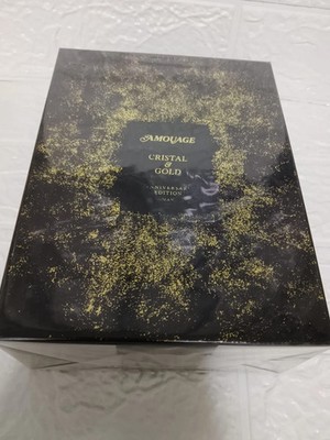 AMOUAGE CHRISTAL & GOLD MAN ANNIVERSARY EDITION Perfume 50 ml NEW & SEALED