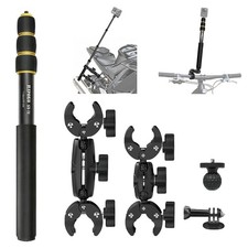 Motorcycle Camera Mount Kit With 43 Selfie Stick Compatible for Insta 360