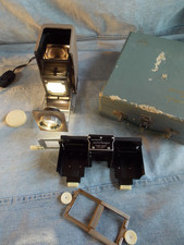 Vintage Minolta Mini Slide Projector Kit w/ Slide Changer  Auto Slide Changer