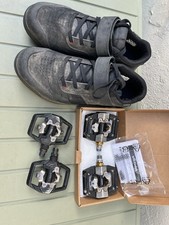 Shimano GE700 SPD MTB Shoes 46 Saint Pedal & PD ME700 Pedal