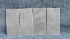 Cut Sample Grey Matt Porcelain Stone Effect Kitchen Bathroom Floor Wall Tiles