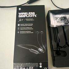 Skullcandy Jib Bluetooth Neckband Earbuds Black w/ Mic In-Line Controls
