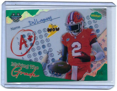 DJ LAGWAY 2024 BOWMAN U BEST MAKING THE GRADE TEAL #14/15 ROOKIE CARD MG-14