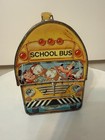 Disney 1960s Metal Lunchbox, Schoolbus, multiple Disney Characters — photo 4