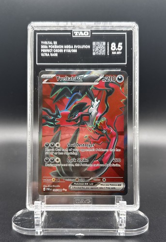 Yveltal ex graded TAG 8.5 for sale on eBay