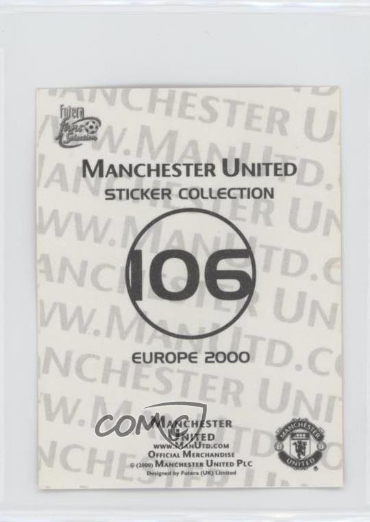 Carte David Beckham #196 Manchester United – Futera Wanted 2000 (quasi Neuve)