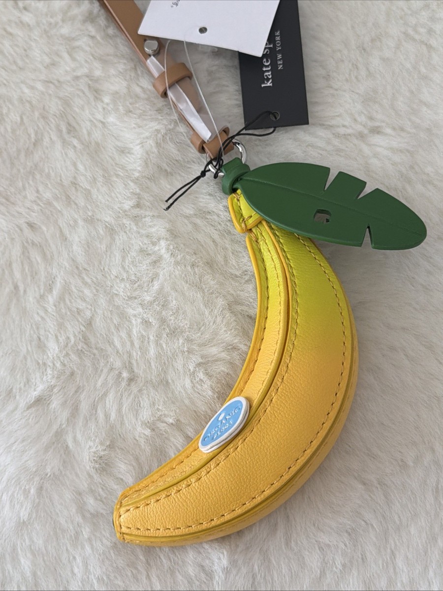 NWT kate spade new york charmed banana bag charm key fob | eBay