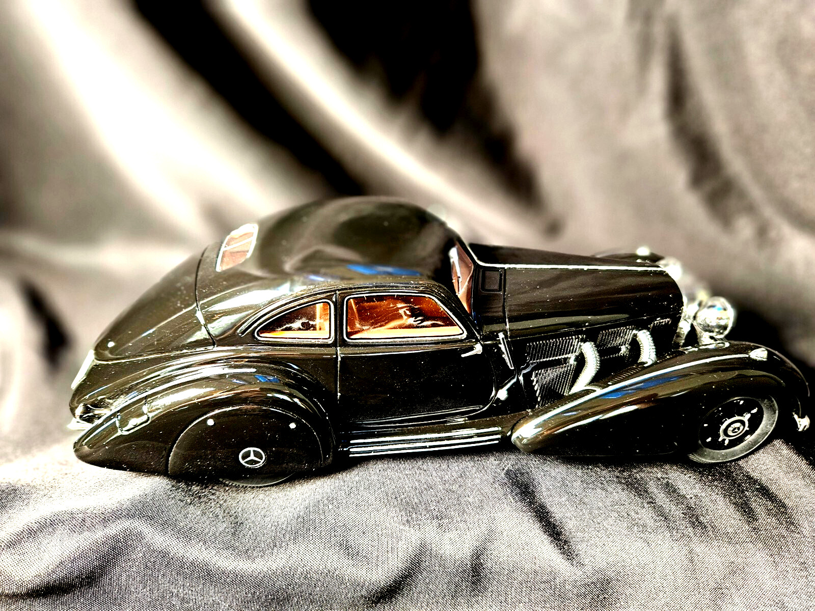 RARE BOS Models 1938 Mercedes 540K Autobahn-Kurier 1:18 Scale Inv. #3734