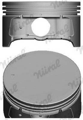 NÜRAL 87-423400-00 Kolben für FORD Fiesta Mk5 Schrägheck (JH1, JD1, JH3, JD3)