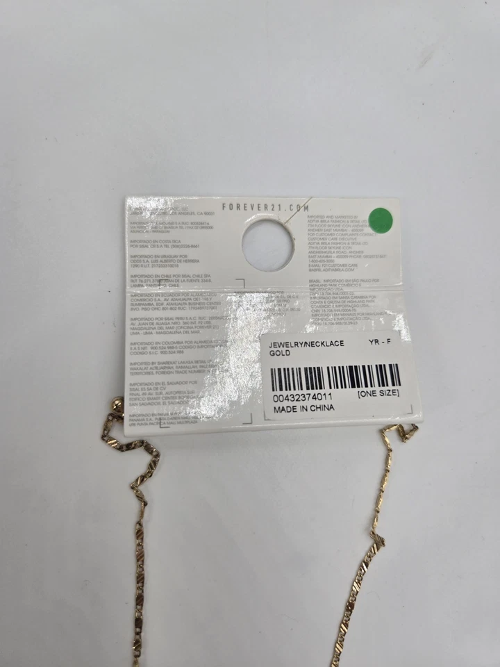 Joyería Bebé Niña Colgante Collar Regalo Cumpleaños Hermosa Cadena Tono Dorado Foto 4 de 4