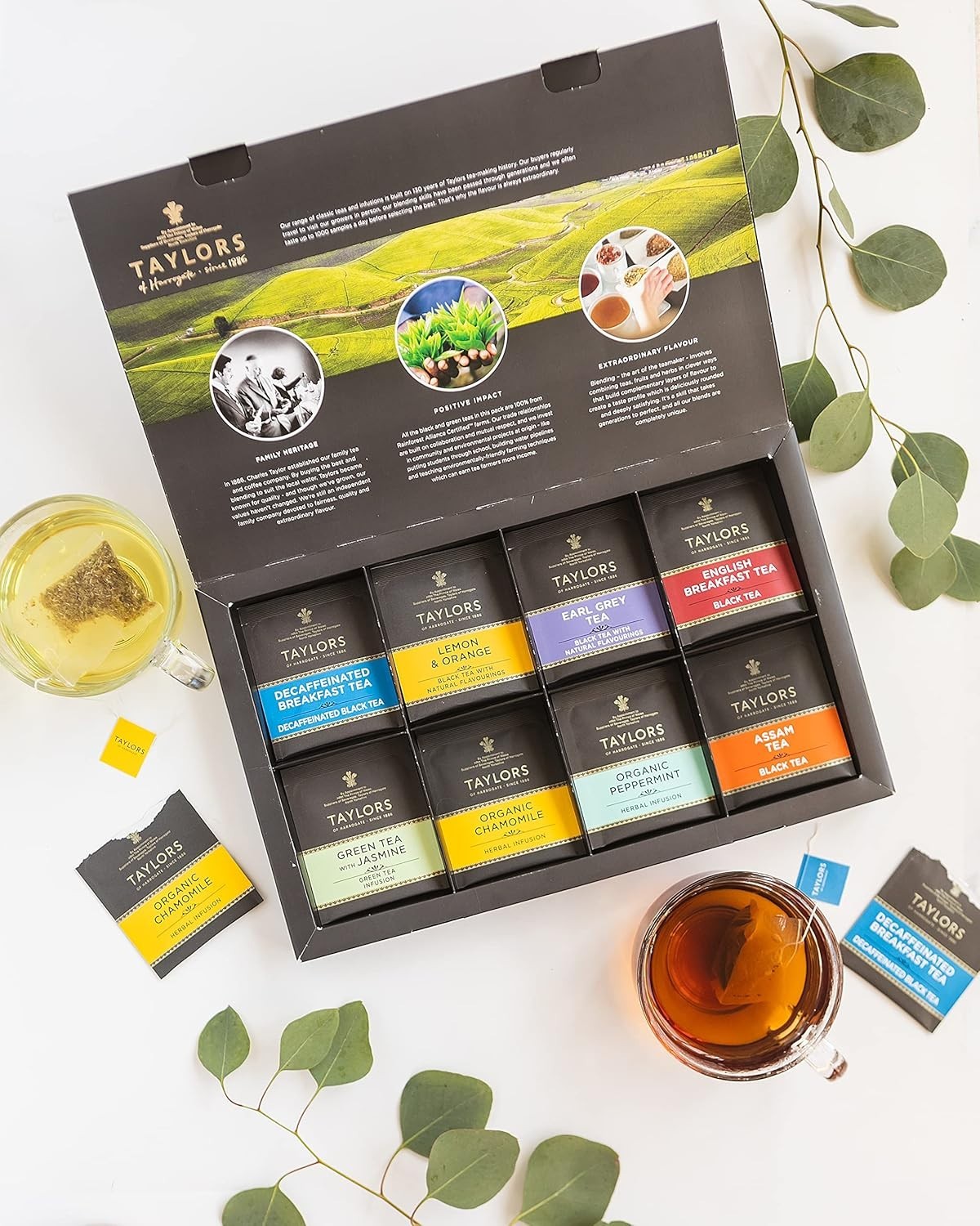 Savor Taylors 48 Count Specialty Tea Assortment - Carbon Neutral & Ethical