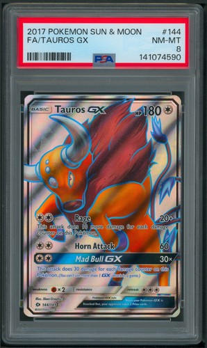 Tauros-GX graded PSA 8 for sale on eBay