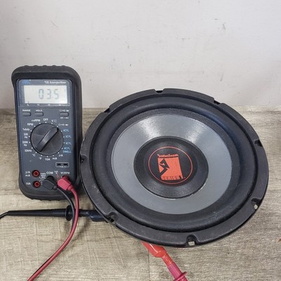 *Old School* Rockford Fosgate Series 1 S1-84 (8-inch 4 Ohm) Punch Subwoofer 
