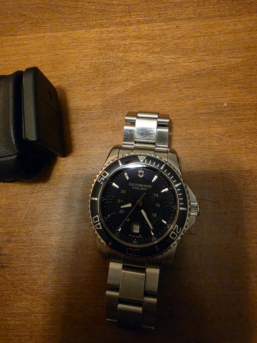 Victorinox Maverick Black Men's Watch - 241695 for sale online | eBay