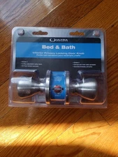 Ultra Security Bed and Bath Interior Locking Nickel NEW!