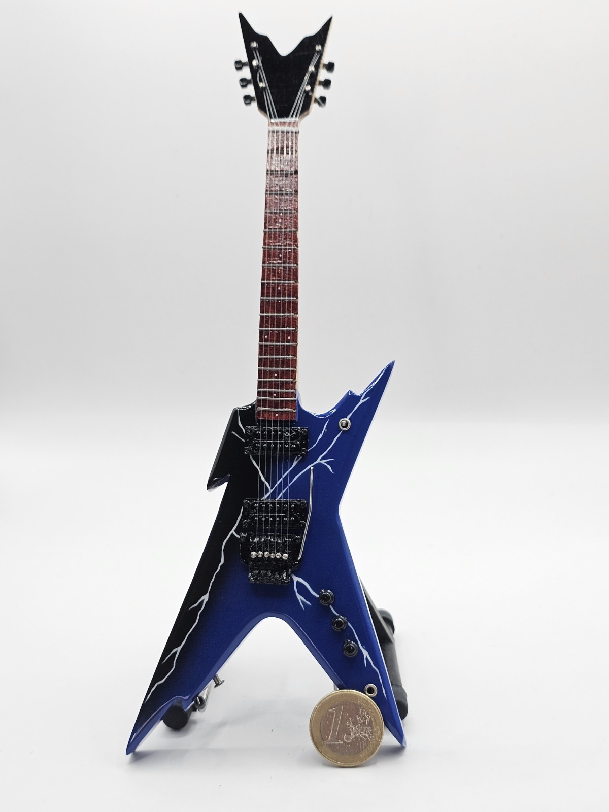 Miniatura Chitarra Elettrica Mini Guitar Replica Dimebag Pantera DFH foto 6