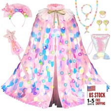 Princess Dress Up Toys Princess Dress Up Clothes 6 - Light Up Rainbow Pink