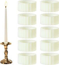 10 Pcs Candle Rings, Candle Drip Protectors Silicone Candles Grippers for Taper