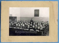Photo, large, school class, boys, with class teacher, around 1930!!!