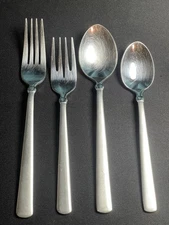 Cambridge Odyssey Flatware Tablespoon Teaspoon Salad Fork Dinner Fork Satin Sand