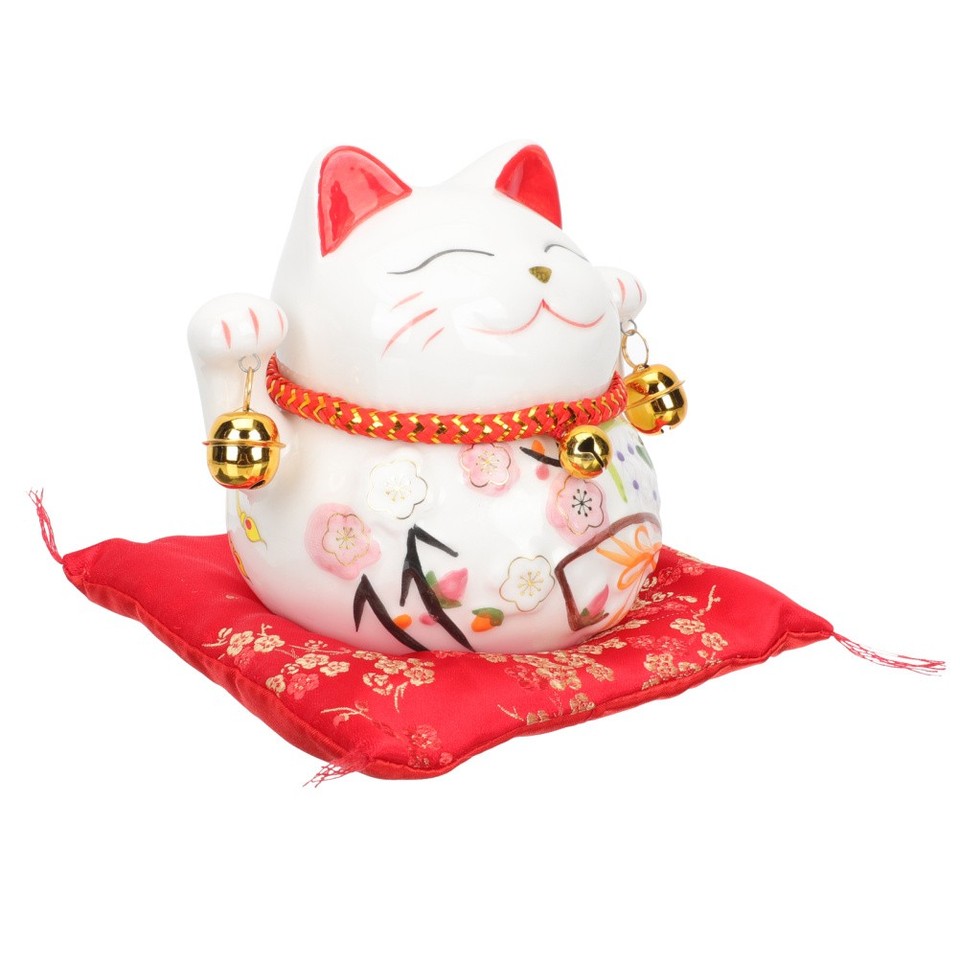 Set Di 2 Statuette Gatto In Legno Piatto 2D – Decorazione Da Scrivania Regalo Per Amanti Animali