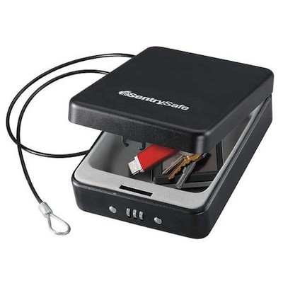 Sentry Safe P005c Compact Safe, 0.05 Cu Ft, 2 Lb, 3 Number Mechanical Lock