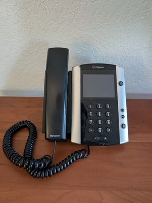 Polycom VVX 501 VoIP Touchscreen Desktop Phone, Model 2201-48500-001