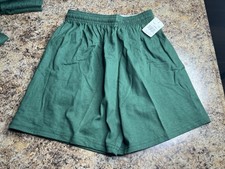 Vtg. Russell Athletic shorts youth size Large 90s deadstock NWT Green