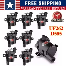 8Pack Round Ignition Coil UF262 For Chevy Silverado 1500 2500 GMC 4.8L 5.3L 6.0L