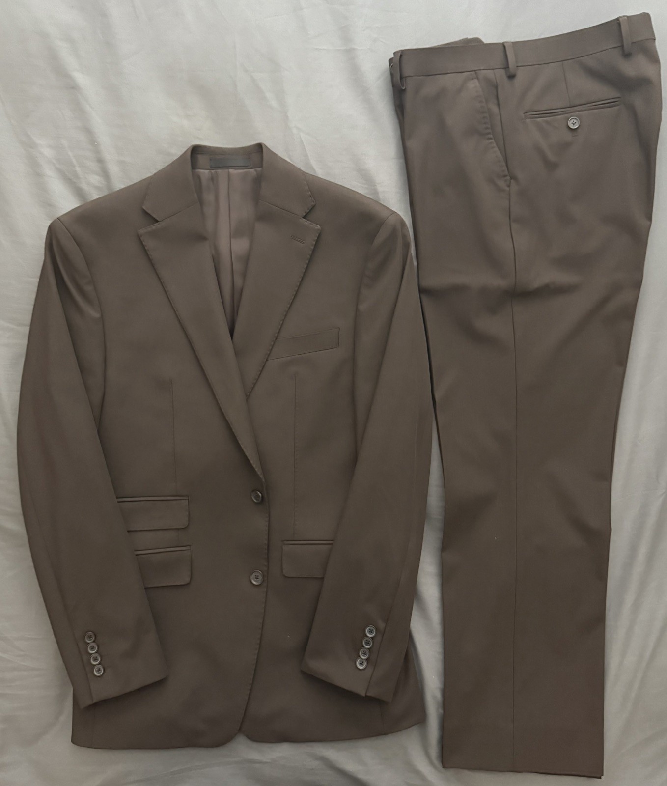 Tayion Men’s Brown Full Suit - Blazer 38R - Pants 32x30