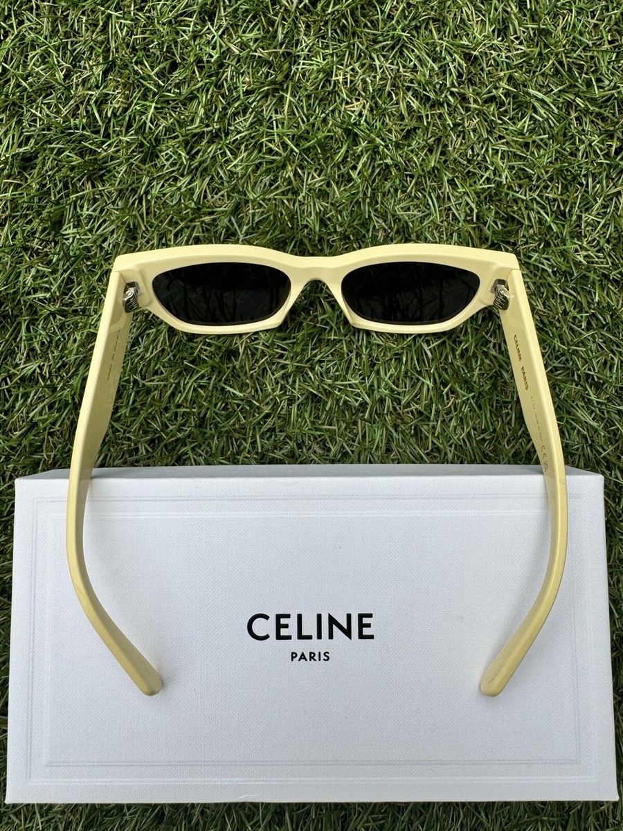 Celine MONOCHROMS CL40197U 39A Cat Eye Yellow Grey Lens Sunglasses Celine MONOCHROMS CL40197U 39A Cat Eye Yellow Grey Lens  main image 3