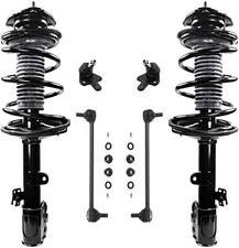 AWD Front Struts w/Spring Sway Bars Ball Joints Kit for 2011-2014 Toyota Sienna