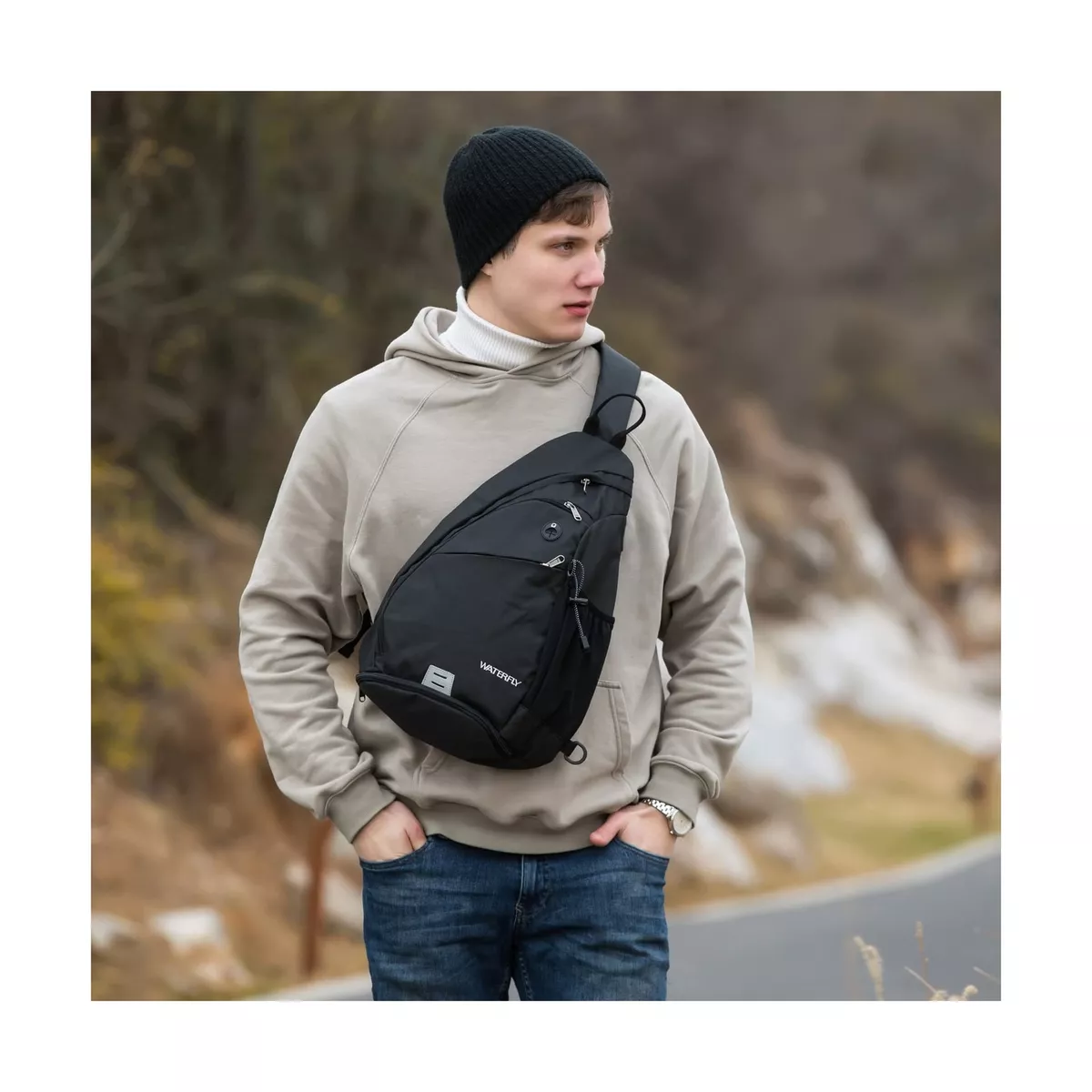 Buy WATERFLY Sling Bag Crossbody Backpack: Over Shoulder Daypack