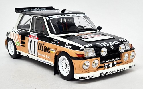 MINIATURE RALLYE RENAULT 5 MAXI TURBO - TOUR de CORSE 1986 1/43