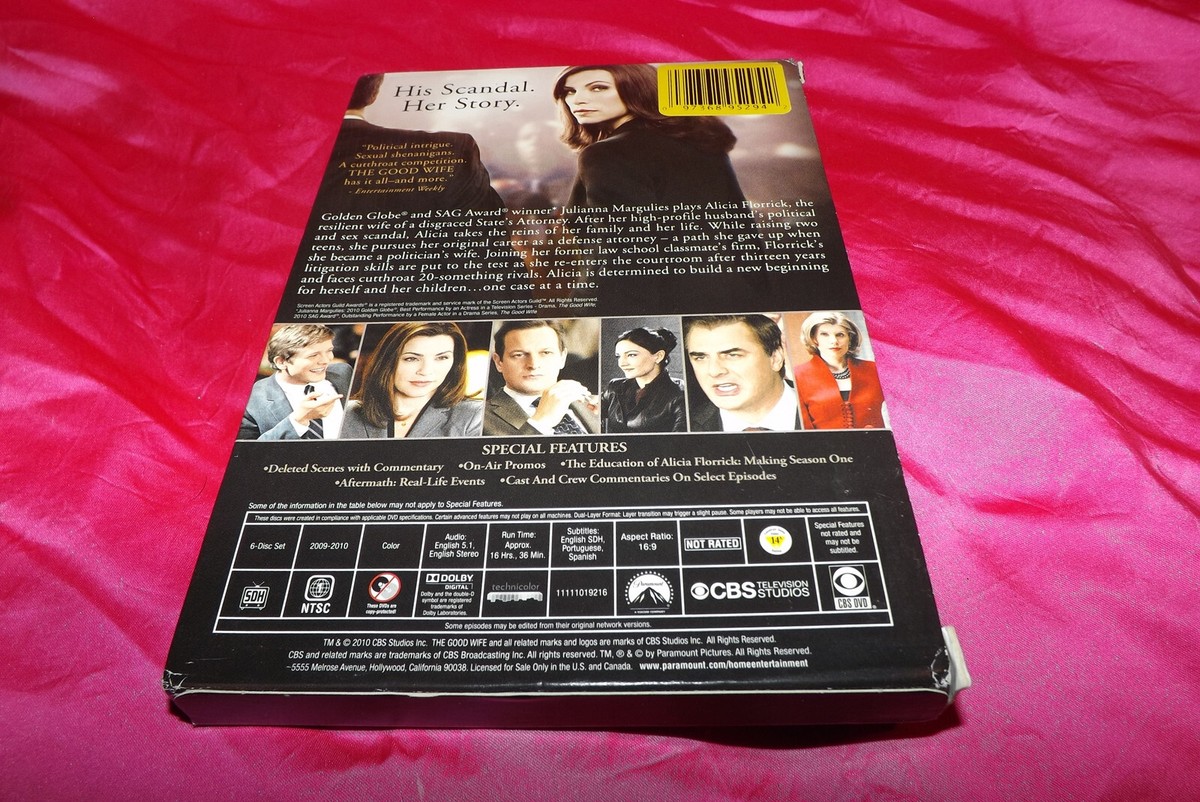 🌈 The Good Wife The First Season 1 One (6-Disc DVD Set 2009