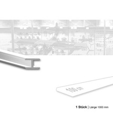 ASA Verbindungsleiste-H, Innen 2,0 mm 1 Stück, Länge 1000 mm
