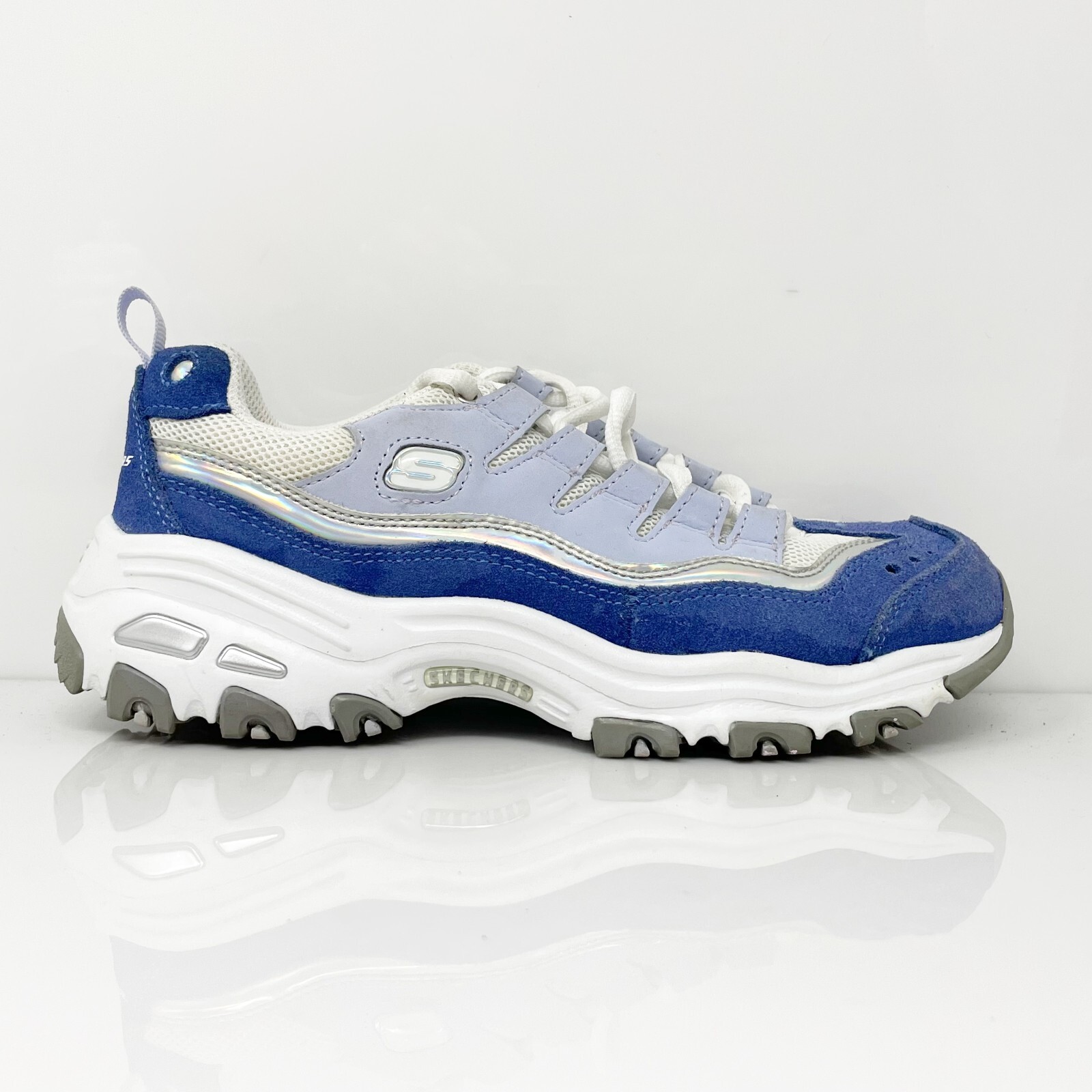 Skechers Womens D'lites 13160 Blue Casual Shoes Sneakers Size